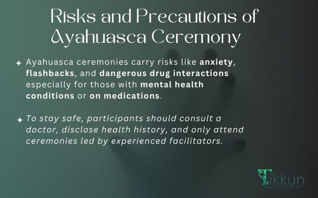 Risks and Precautions of Ayahuasca Ceremony
