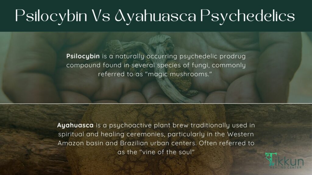 Psilocybin Vs Ayahuasca Psychedelics