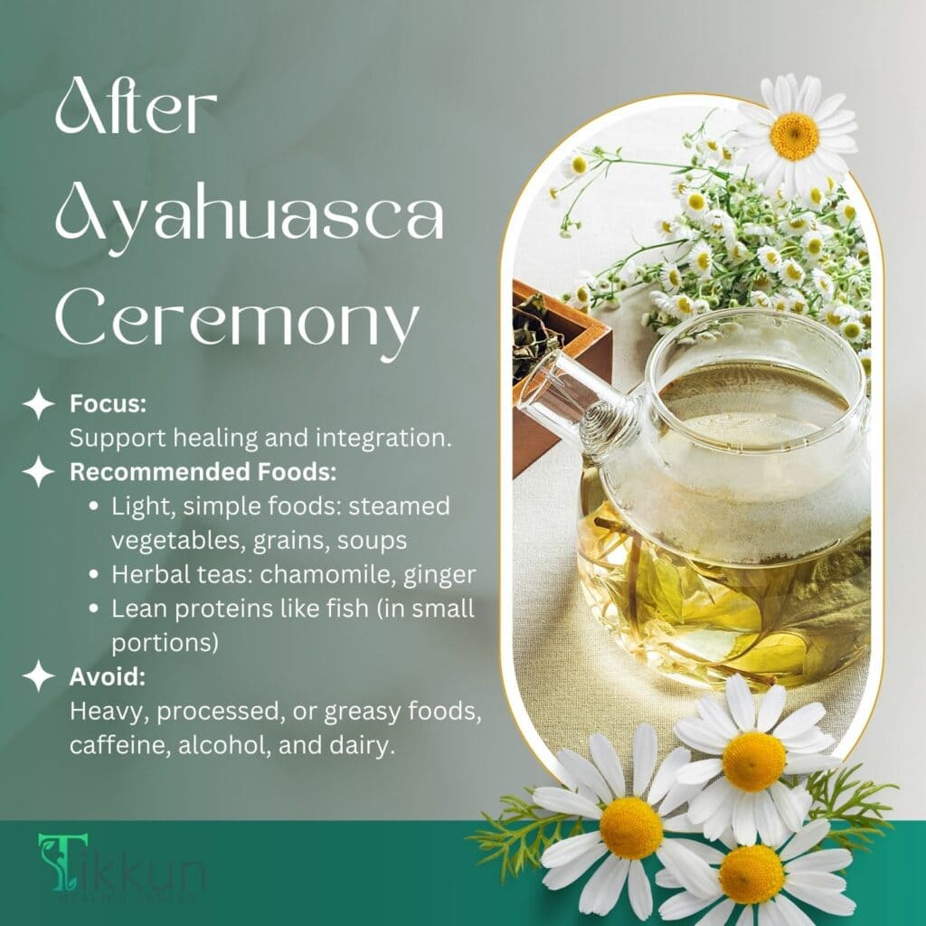 What Diet and Lifestyle Should Be Followed After Ayahuasca Ceremony