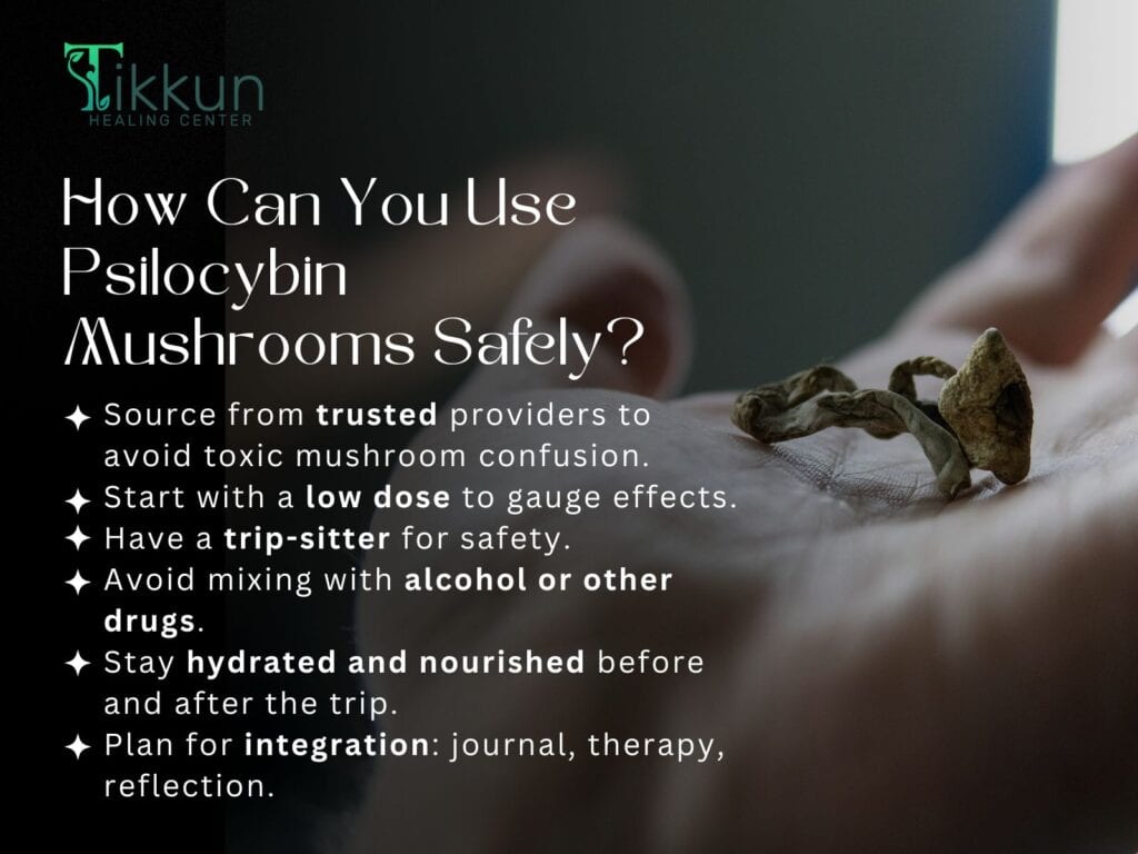 How Can You Use Psilocybin Mushrooms Safely