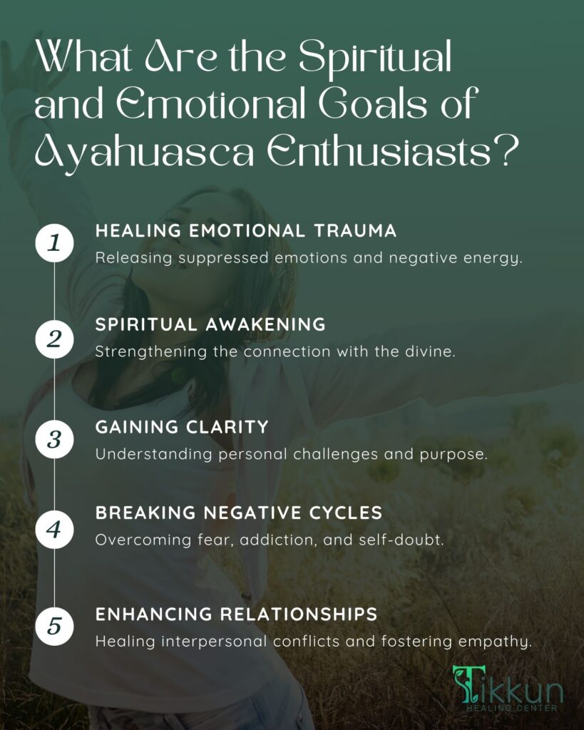 What Are the Spiritual and Emotional Goals of Ayahuasca Enthusiasts