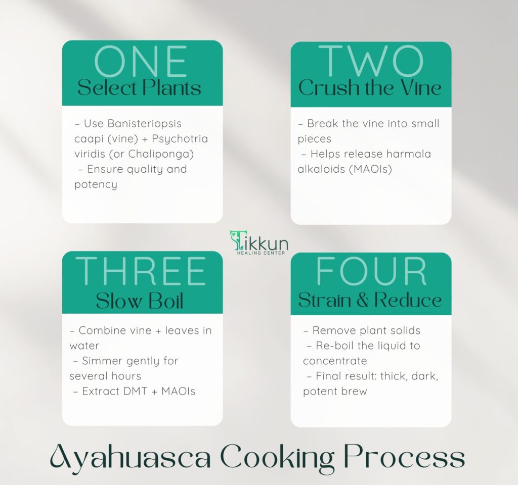 Ayahuasca Cooking Process