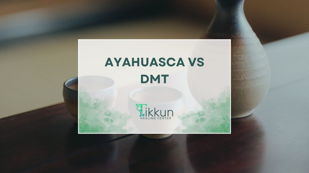 "Comparison of Ayahuasca and DMT at Tikkun Healing Center - Safe and Sacred Space for Personal Transformation"