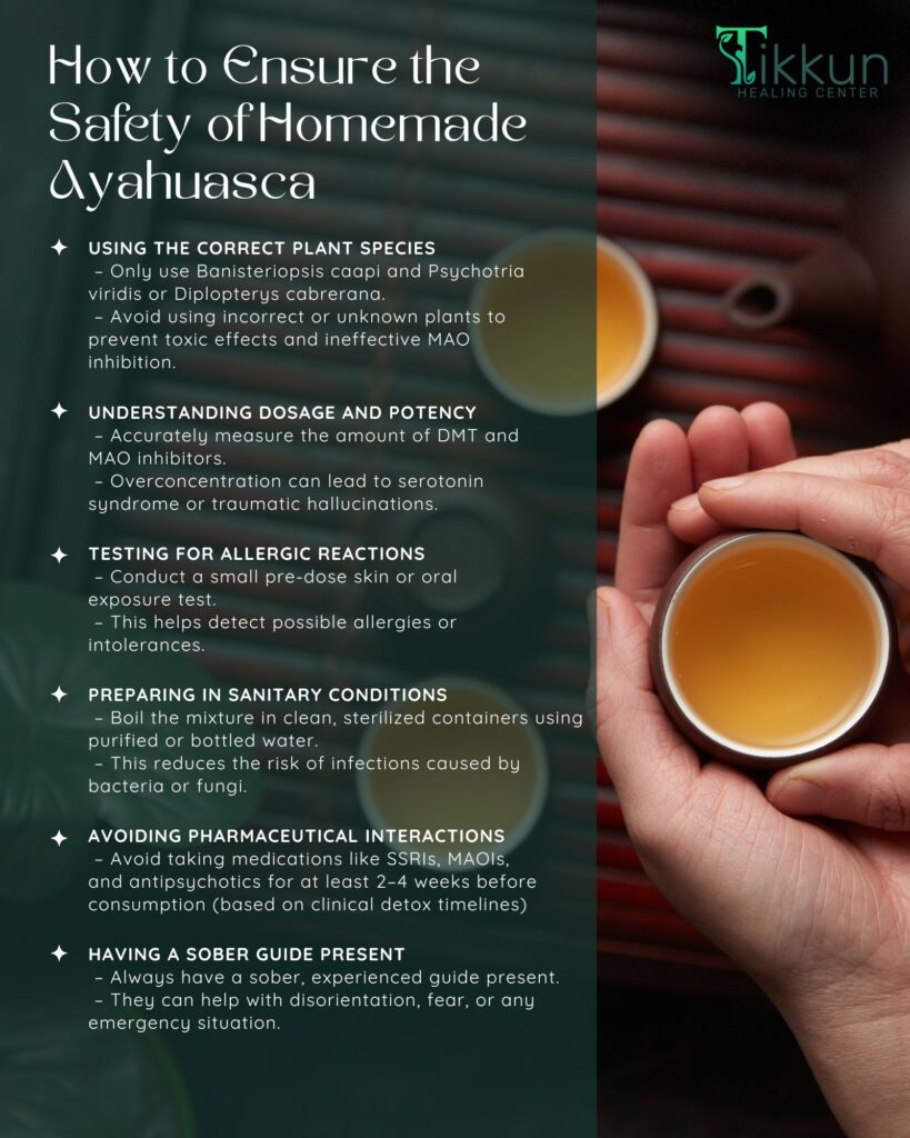 How to Ensure the Safety of Homemade Ayahuasca