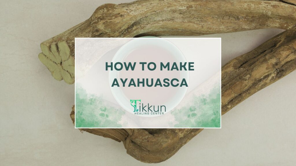 ALT tag: "Ayahuasca preparation guide at At Tikkun Healing Center, offering a sacred space for personal growth and healing."