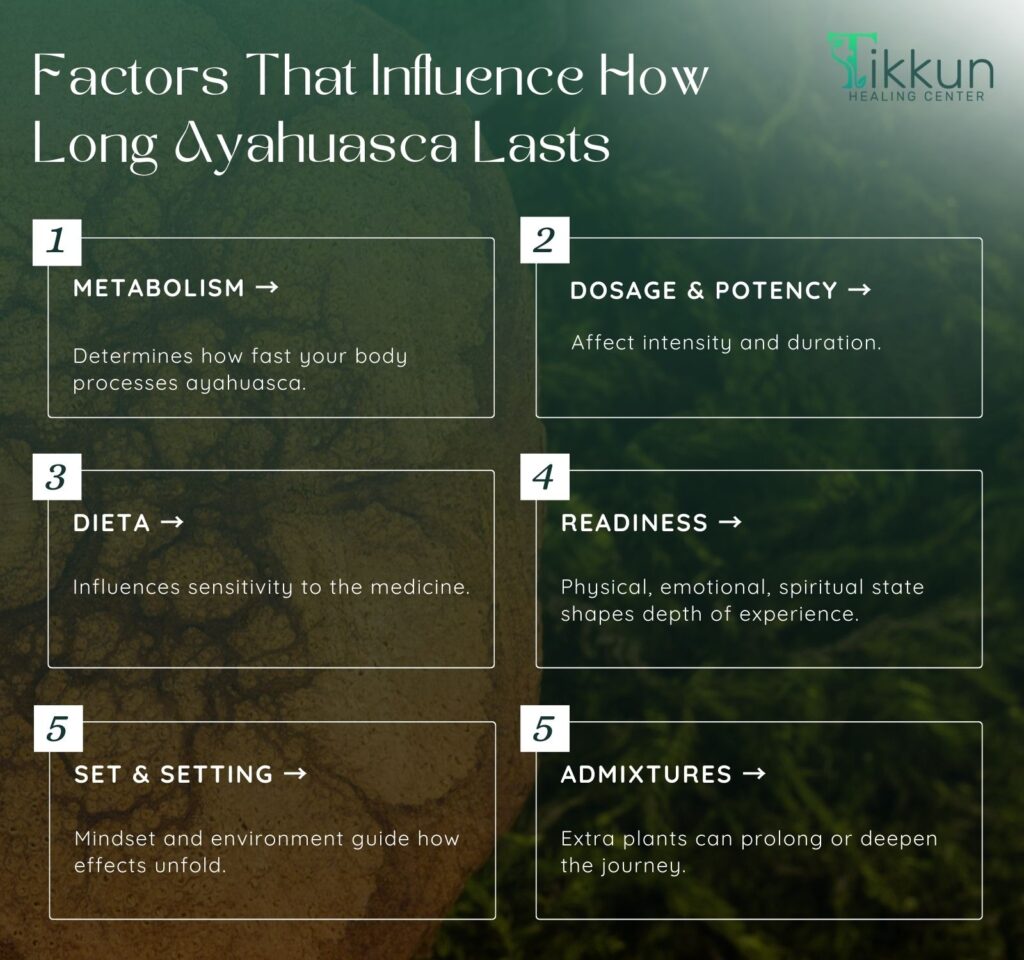 Factors That Influence How Long Ayahuasca Lasts